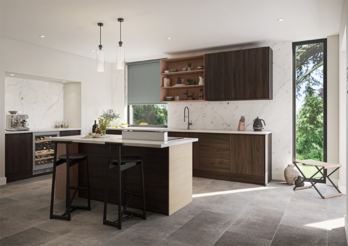 Vernazza (FR), Slate Grey - Roller Blind - Image 7